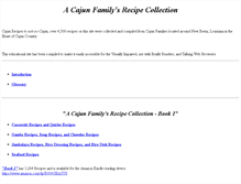 Tablet Screenshot of cajun-recipes.com